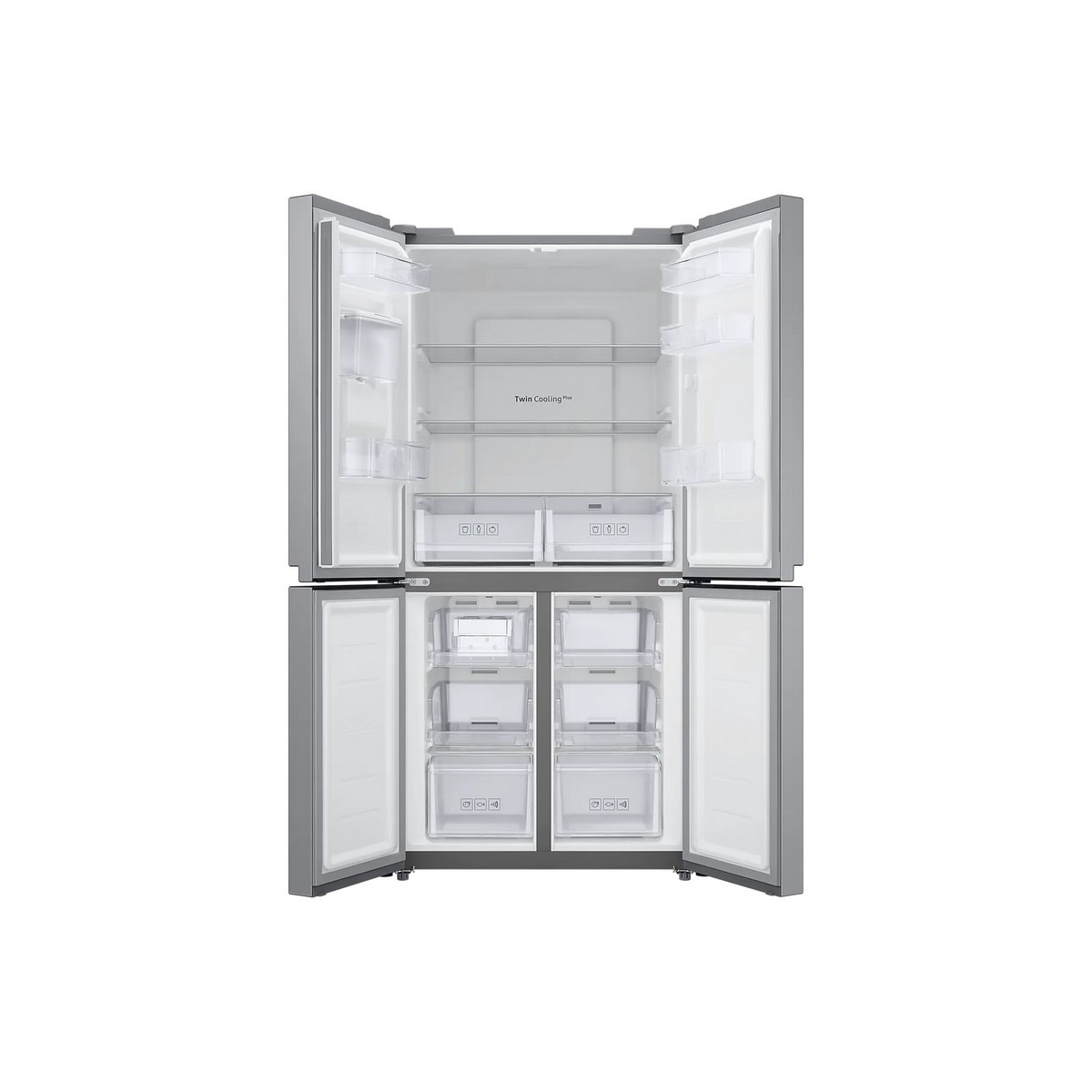 Frigorífico Americano Samsung de 4 Portas RF48A401EM9 No Frost com Depósito Água e de  179 cm - Cinza Mate Inox-4