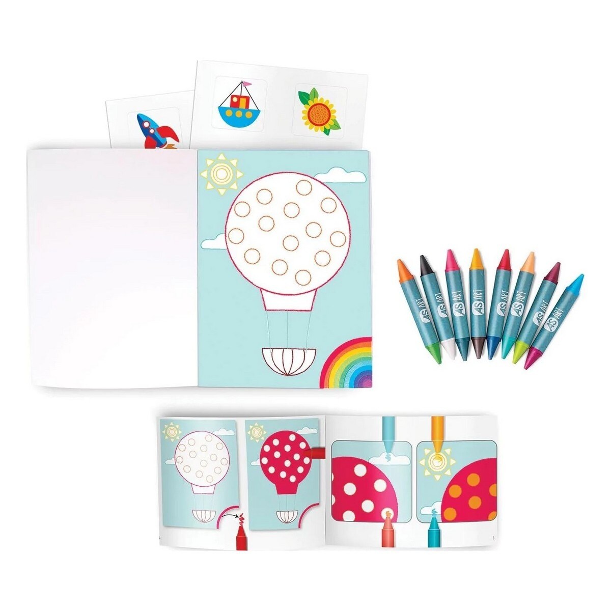 Caixa Os Meus Primeiros Lápis de Cera 3