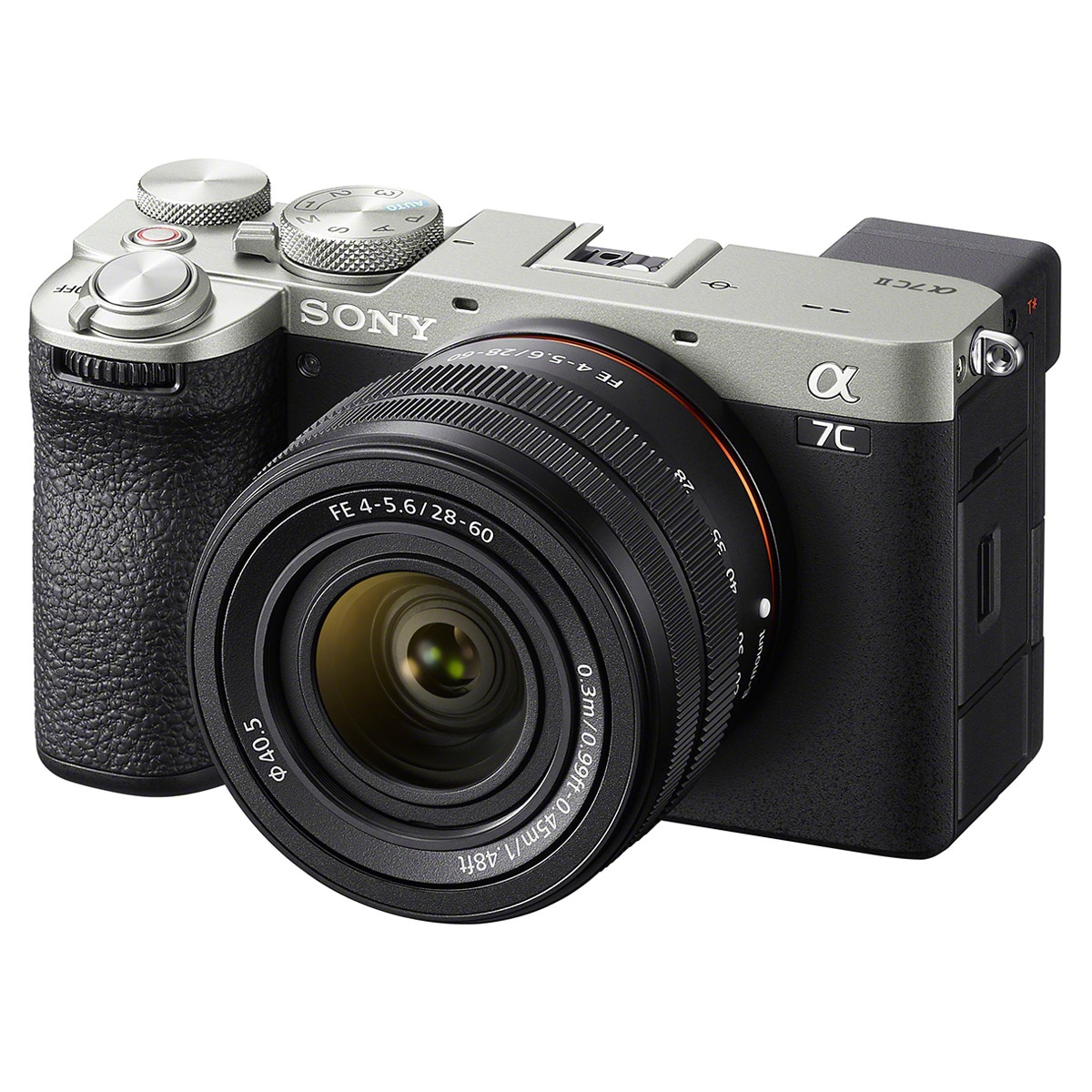 Sony Alpha 7CII cámara Evil Full Frame cuerpo, sensor CMOS Exmor R Bionz XR y enfoque automático híbrido rápido (ILCE7CM2S.CEC) Plata-4