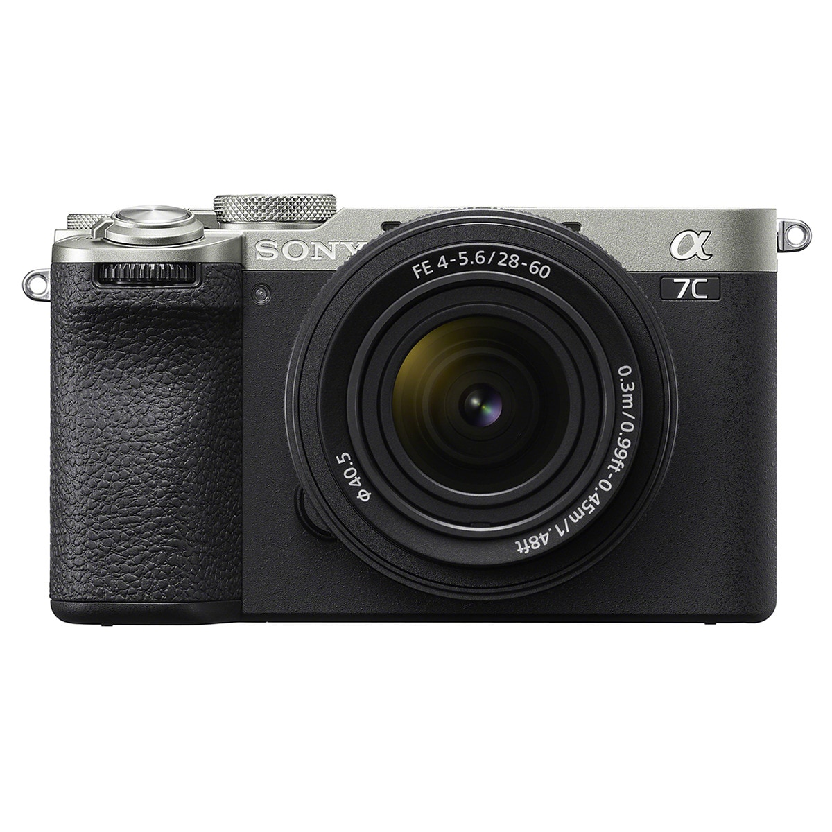 Sony Alpha 7CII cámara Evil Full Frame objetivo zoom de 28-60 mm, sensor CMOS Exmor R Bionz XR y enfoque automático híbrido rápido (ILCE7CM2LS.CEC) Plata-1