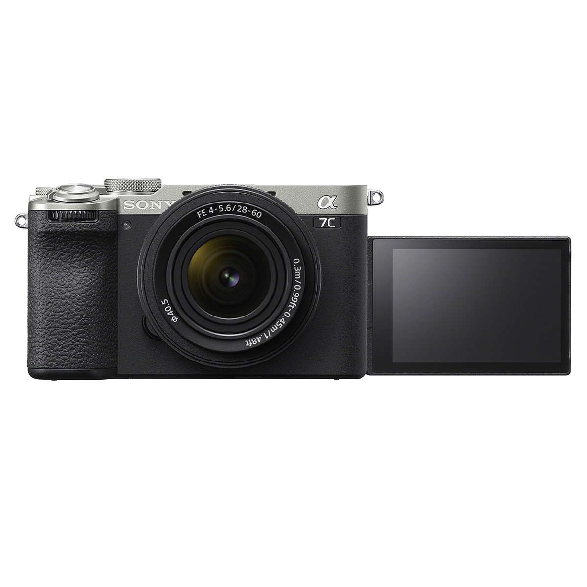Sony Alpha 7CII cámara Evil Full Frame objetivo zoom de 28-60 mm, sensor CMOS Exmor R Bionz XR y enfoque automático híbrido rápido (ILCE7CM2LS.CEC) Plata-3