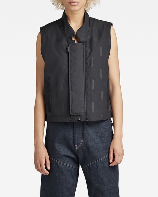 Imagen 0 de Chaleco corto de mujer hinchable para ajustar el nivel de regulación térmica