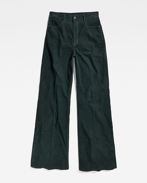 Imagen 0 de Pantalones de mujer Deck de talle muy alto y pernera ancha