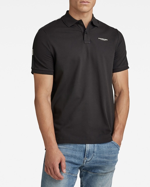 Imagen 0 de Polo de hombre Tape con cuello y bordes de las mangas de canal