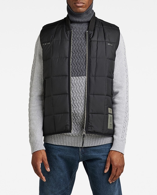 Imagen 0 de Chaleco de hombre Meefic Square Quilted de tejido impermeable