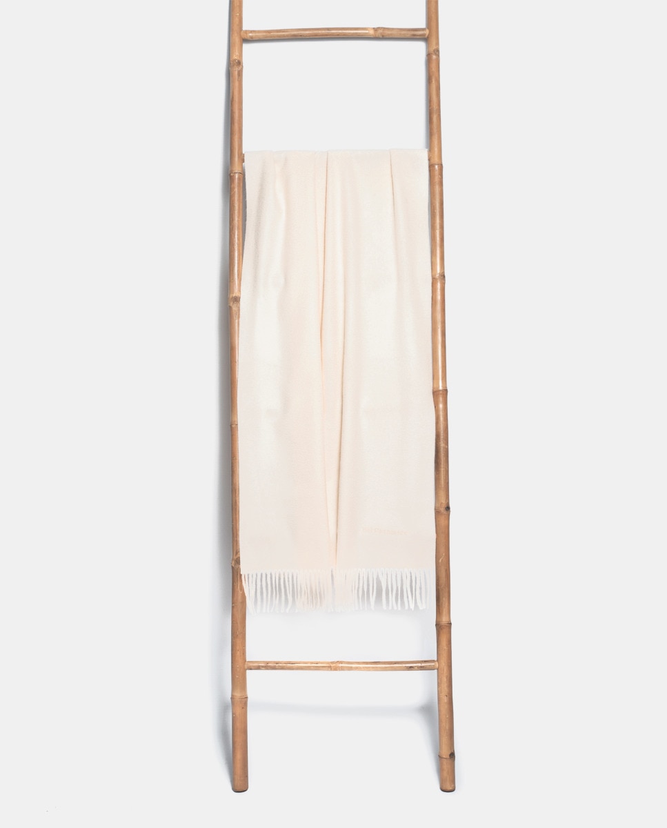 Estola 100% Caxemira - Branco Branco-3