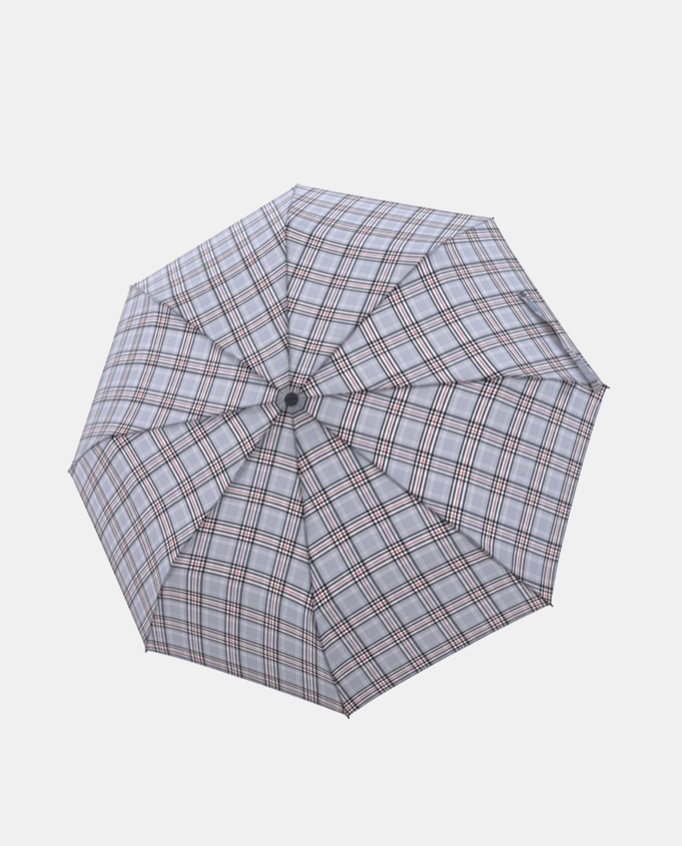 Parapluie long à carreaux