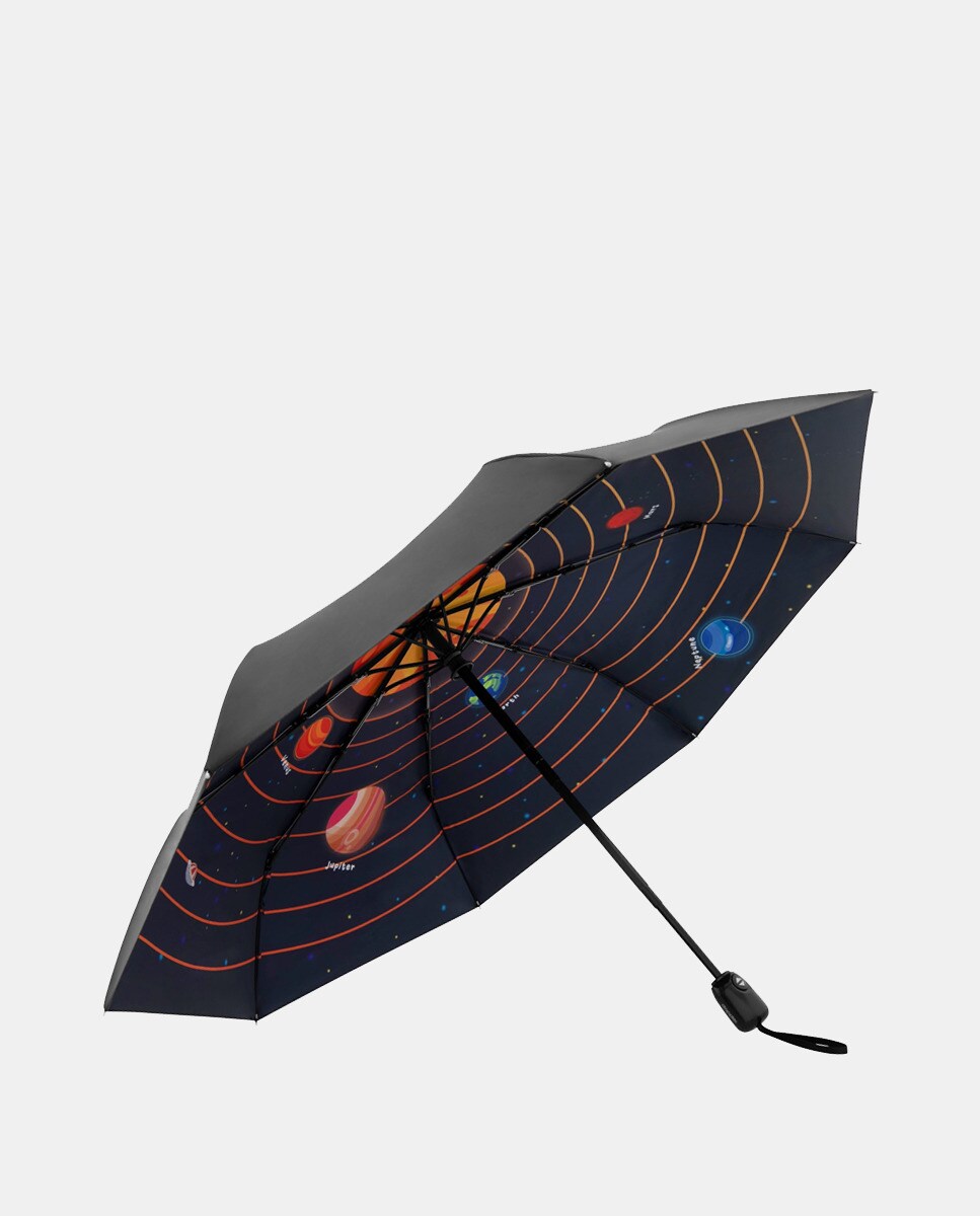 Parapluie pliant ouure et fermeture original Art Galaxy