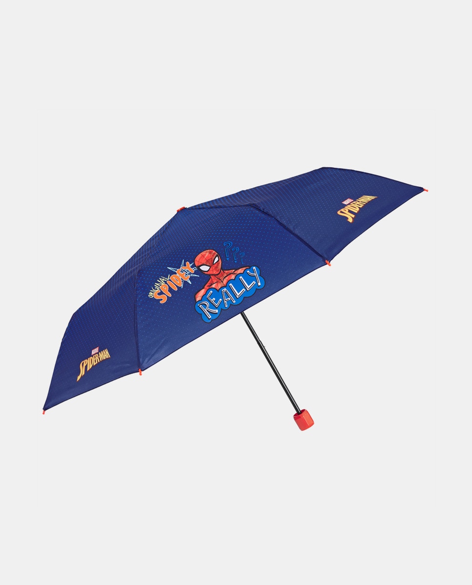 Imagem 0 de Guarda-Chuva Infantil Dobrável Manual Estampado - Azul