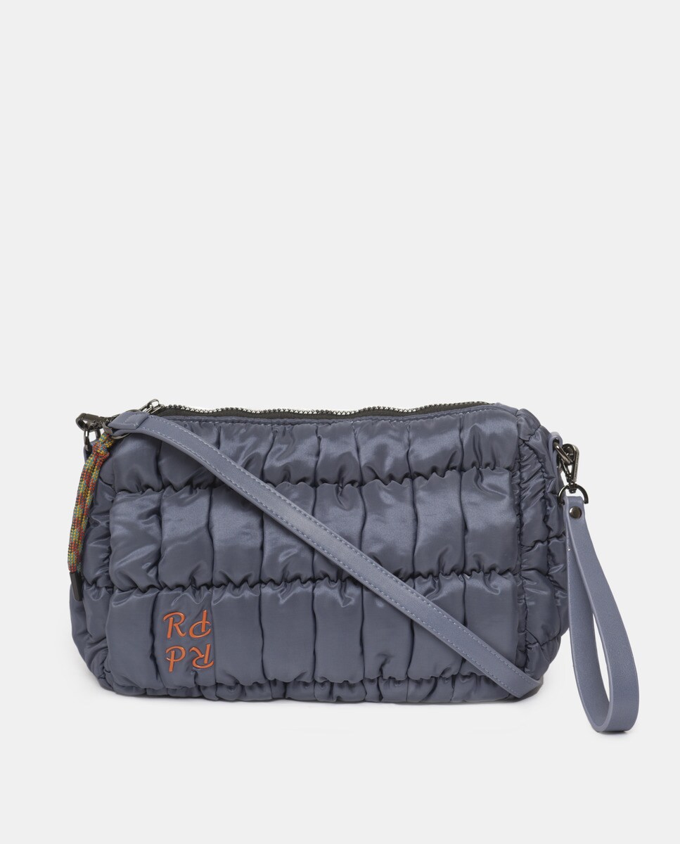 Sac à bandoulière moyen matelassé avec anse courte amovible