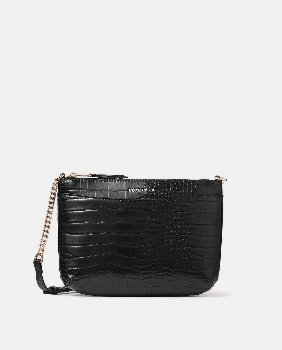 Sac à bandoulière de soirée moyen Astrid zippé