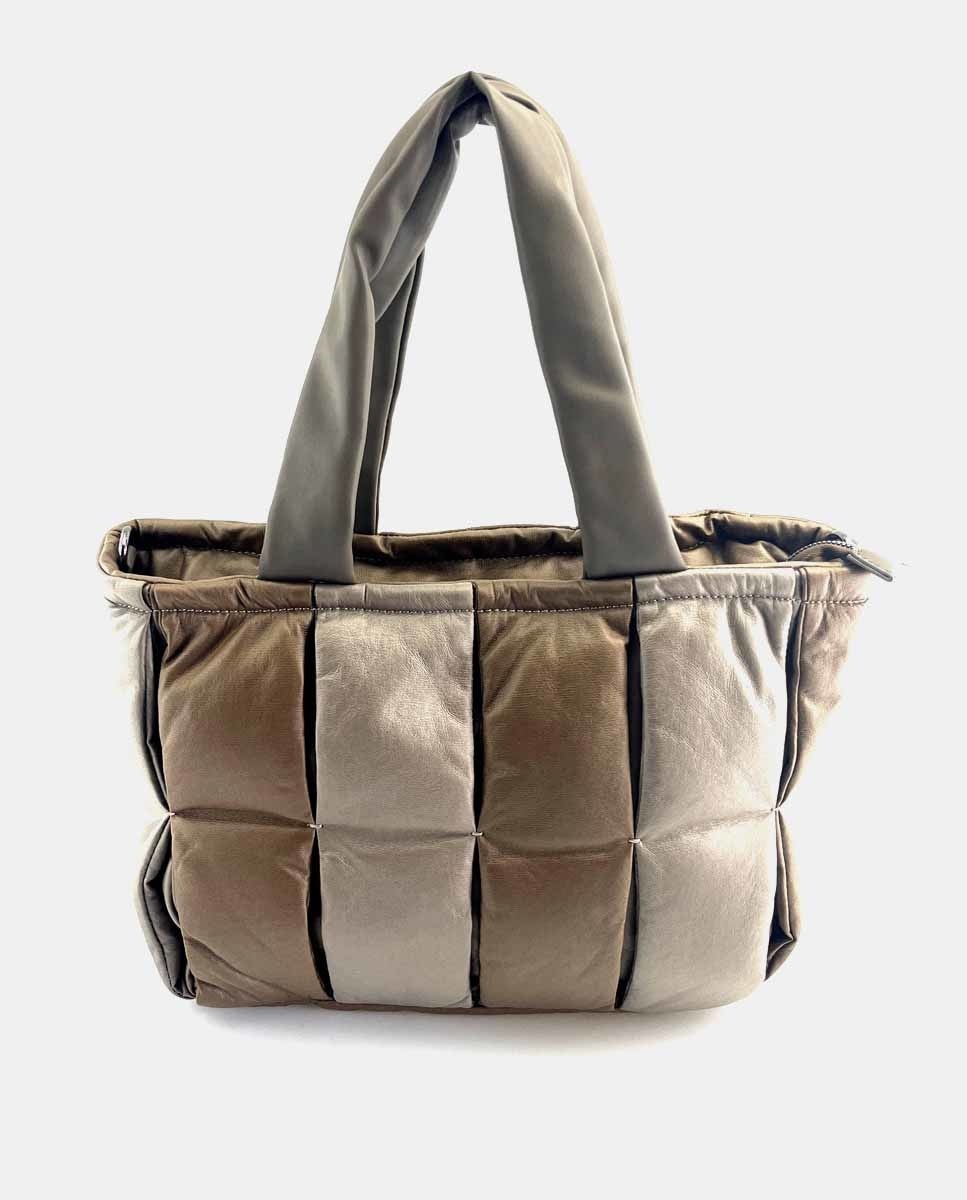 Sac cabas matelassé avec bandoulière amovible