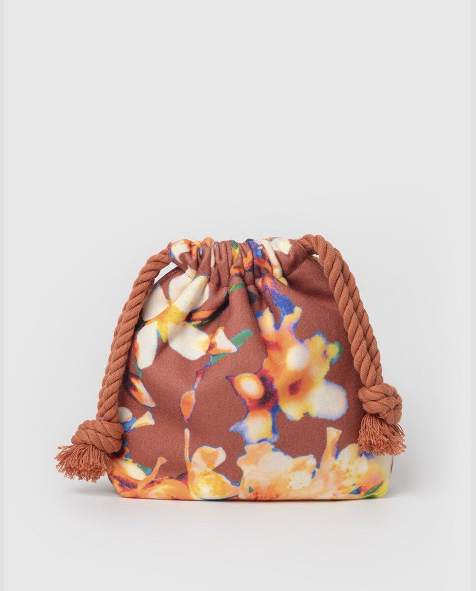 Petit sac seau Susana Cherry à motif