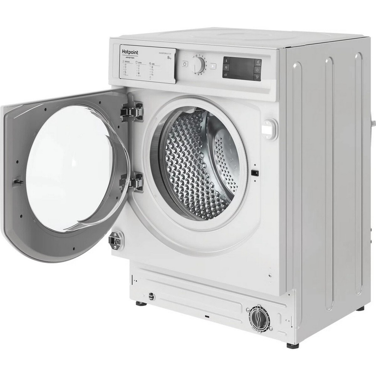 Máquina de Lavar Roupa Encastrável Hotpoint BI WMHG 81485 E Carga Frontal de 8 Kg e 1400 rpm - Branco Branco-4