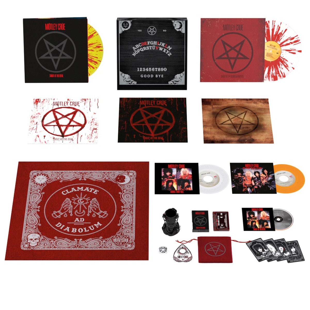 Shout At The Devil (Edición Limitada Color 40 Aniversario) (CD + Cassette + 4 LP-Vinilo) Multicolor-2