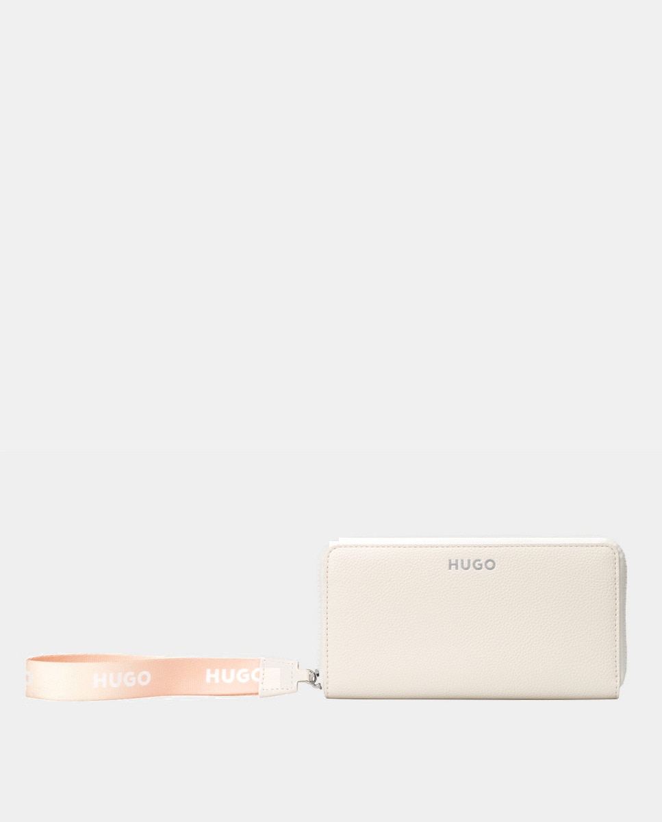 Pochette moyenne Bel le avec logo contrastant et anse courte