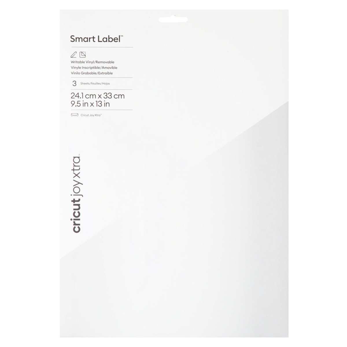 Imagen 0 de Vinilo grabable removible Cricut Smart Label 3 Hojas para Joy Xtra