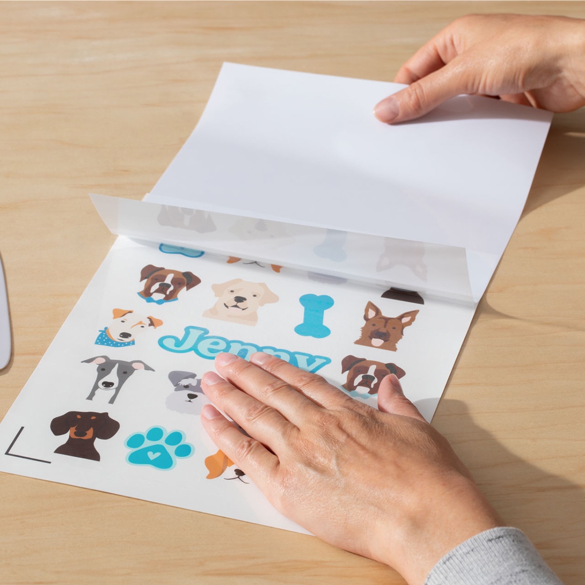 Kit vinilos imprimibles blancos Cricut 6 + 6 Hojas para Joy Xtra 2