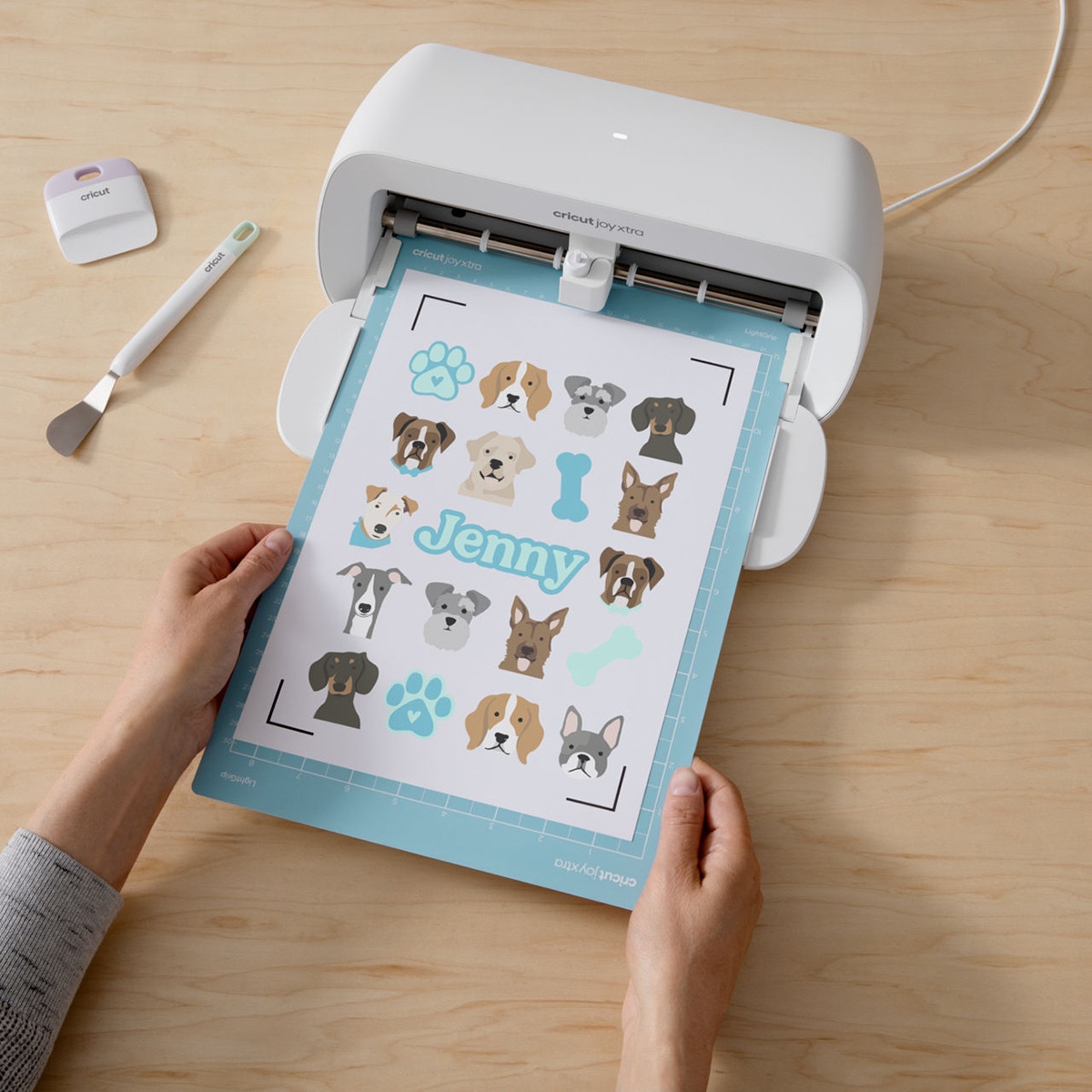 Kit vinilos imprimibles blancos Cricut 6 + 6 Hojas para Joy Xtra 3
