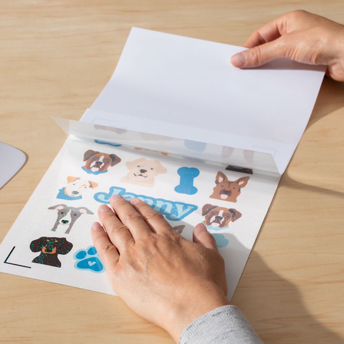 Kit vinilos imprimibles blancos Cricut 6 + 6 Hojas para Joy Xtra 6
