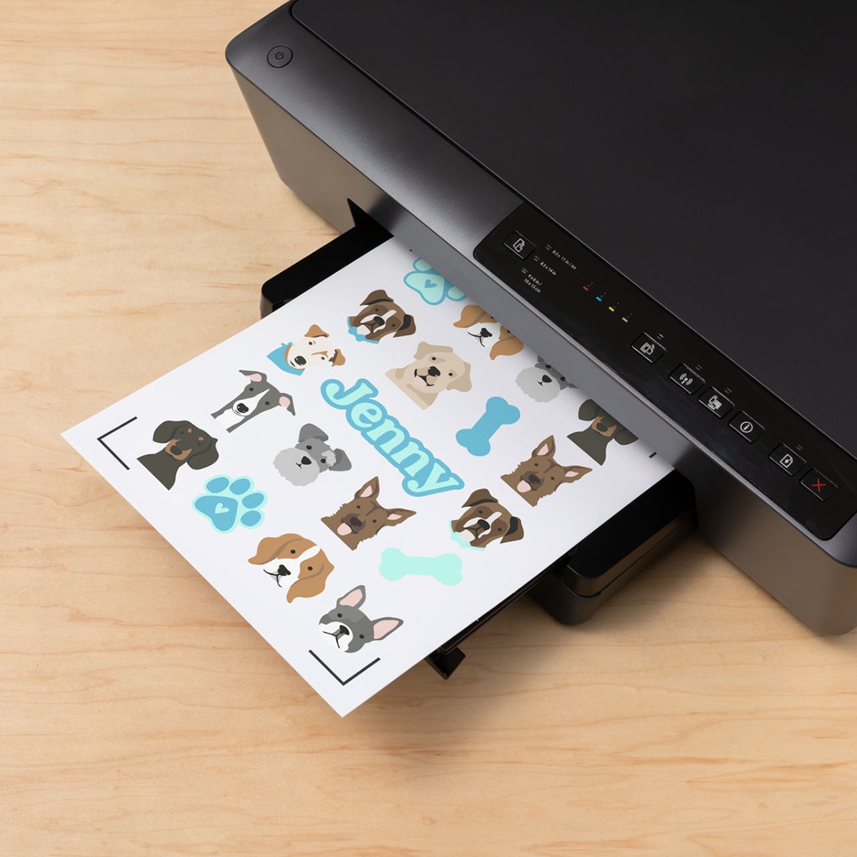 Kit vinilos imprimibles blancos / holográficos Cricut 5 + 5 Hojas para Joy Xtra 2