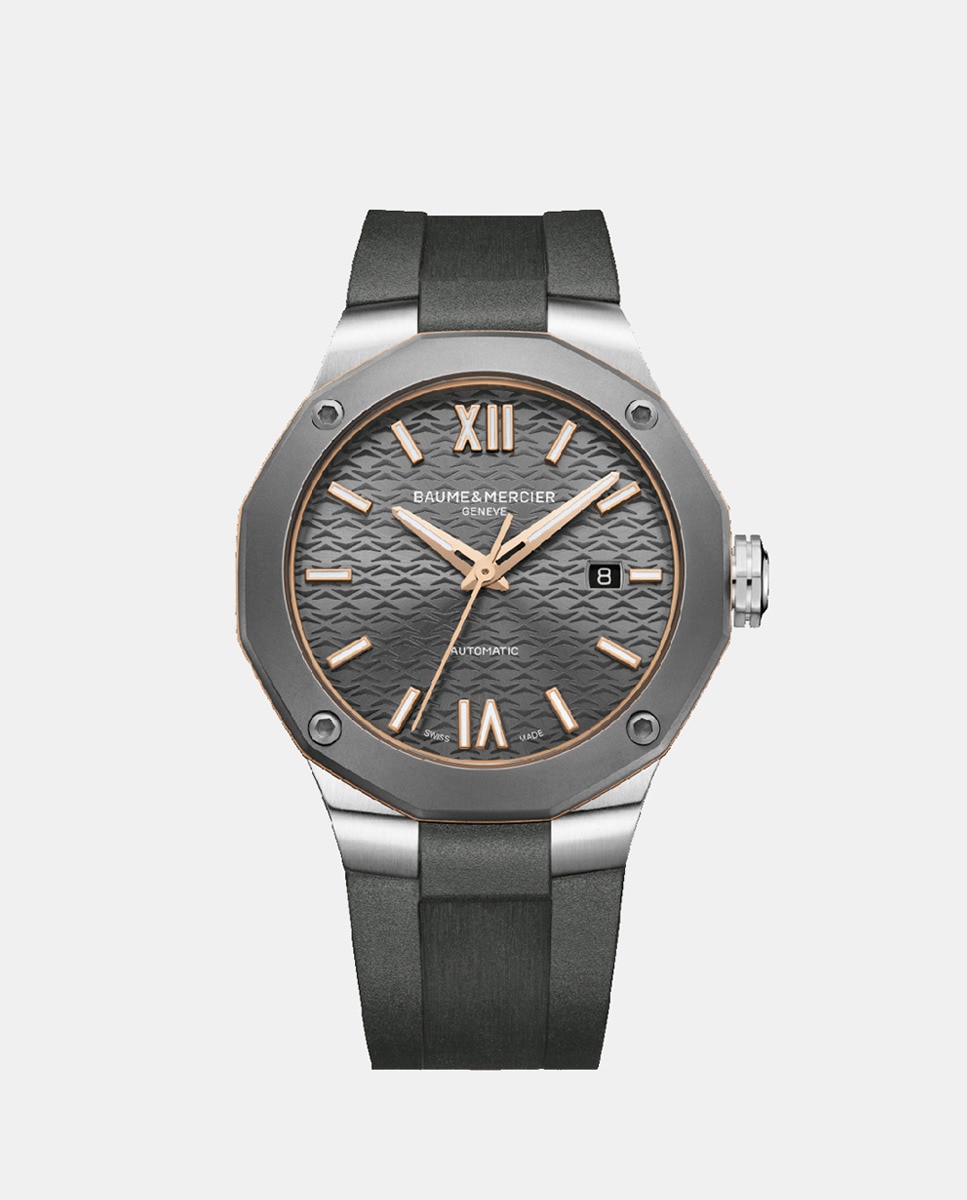 Imagem 0 de Relógio Riviera M0A10660 Automático de Borracha - Preto