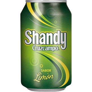 cerveza rubia sabor limón lata 33 cl - Shandy Cruzcampo