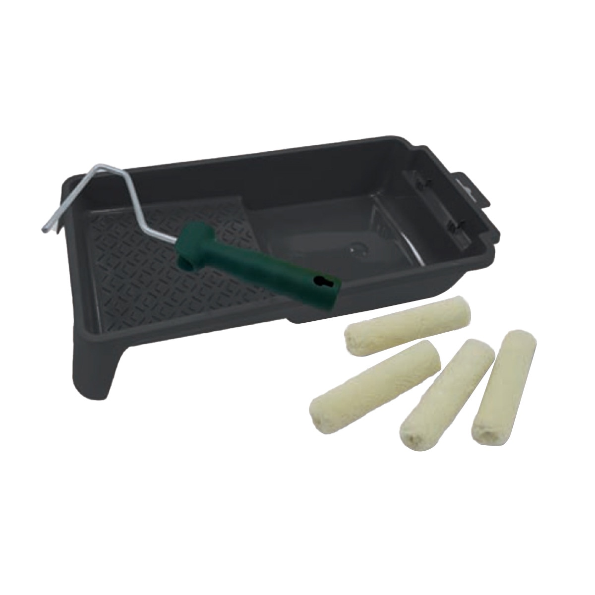 Kit Mini 4 Recargas Velour + Vareta + Tabuleiro Preto / Branco-1