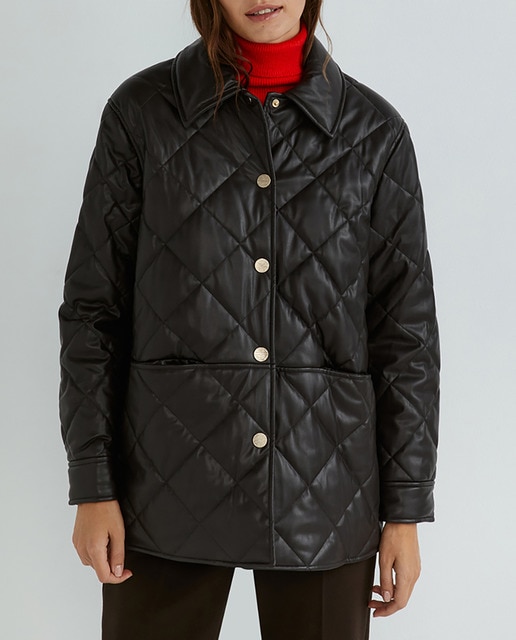 Imagen 0 de Plumífero de mujer liso con botones frontales