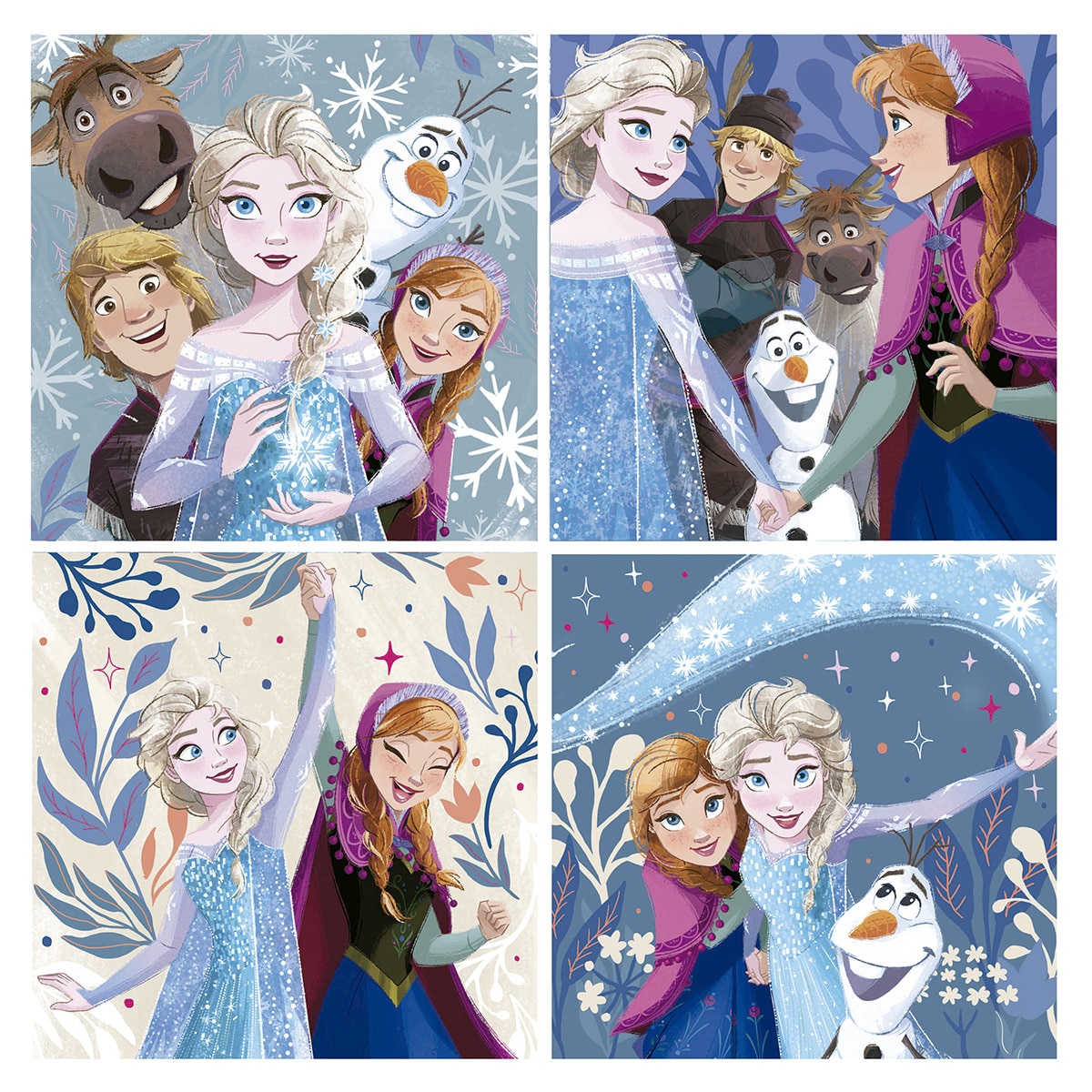 Puzzles Progresivos Frozen 12-16-20-25 Educa · EDUCA · El Corte Inglés