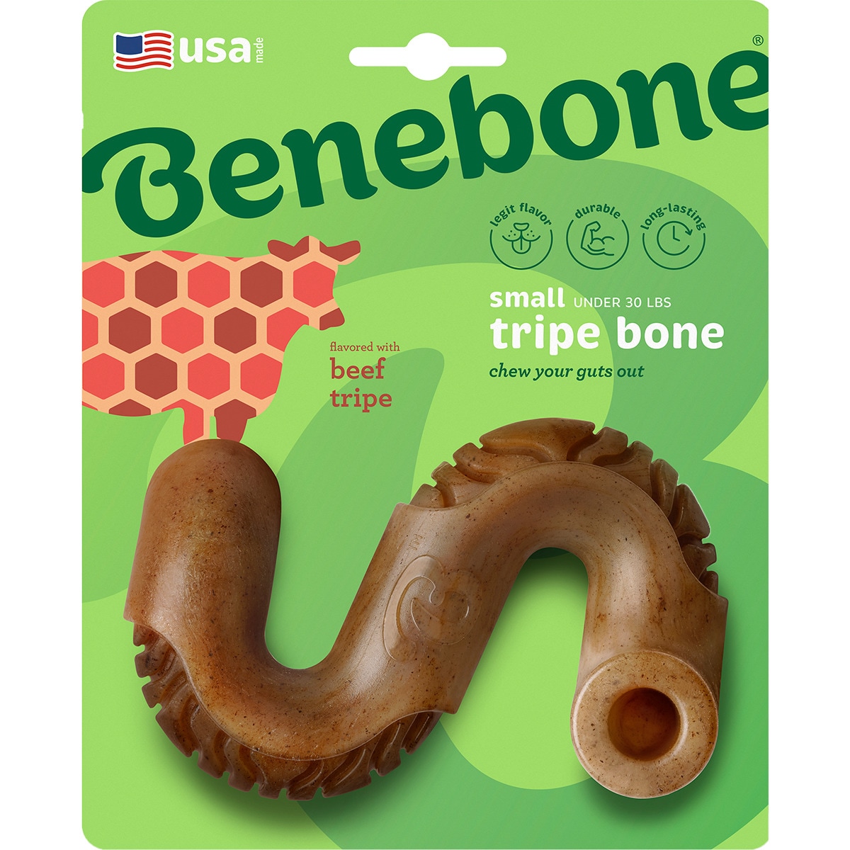 Brinquedo para Cão Tripe Bone Tamanho S embalagem 1 unidade
