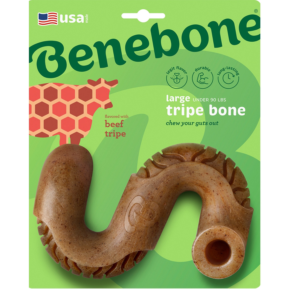 Brinquedo para Cão Tripe Bone Tamanho L embalagem 1 unidade