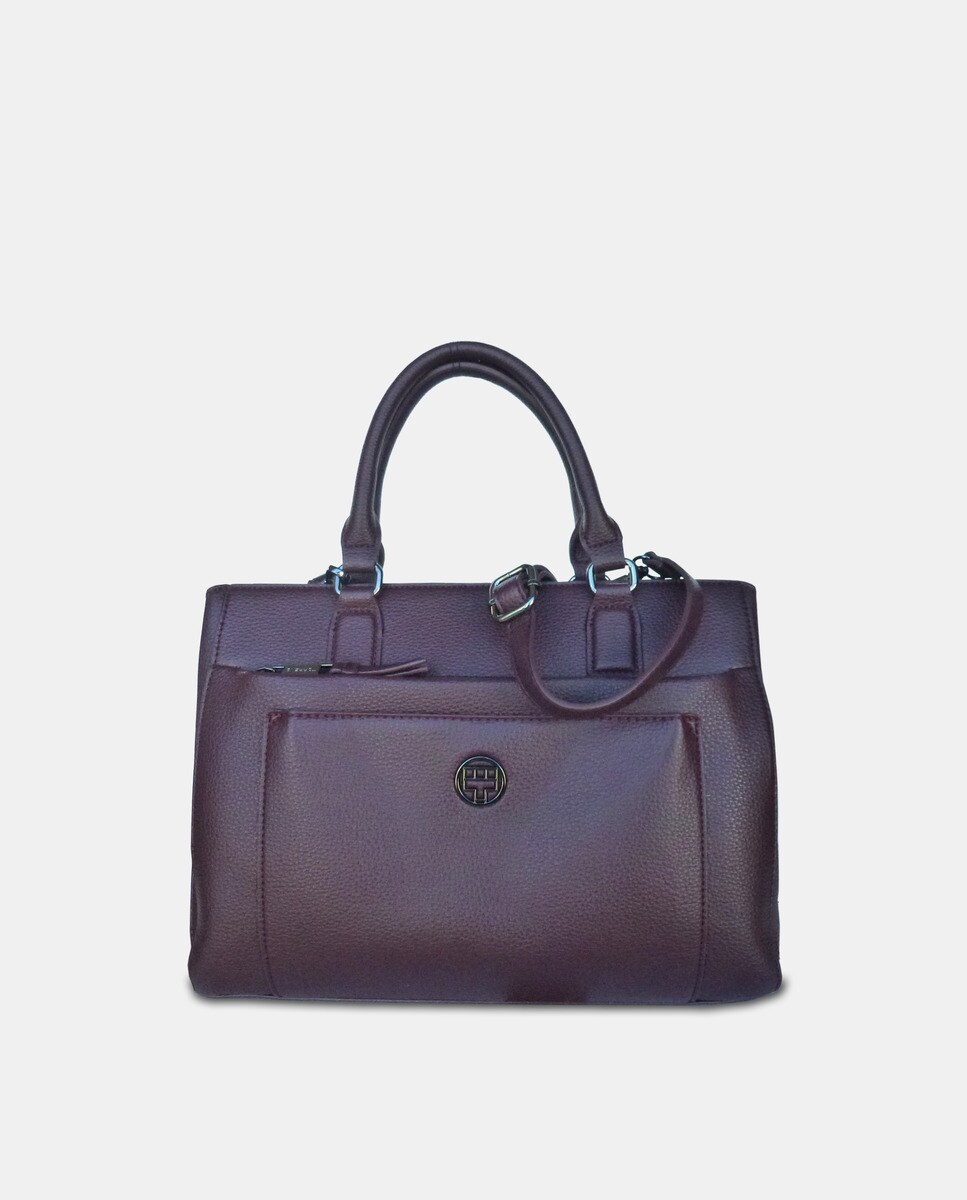 Sac tote avec bandoulière amovible.