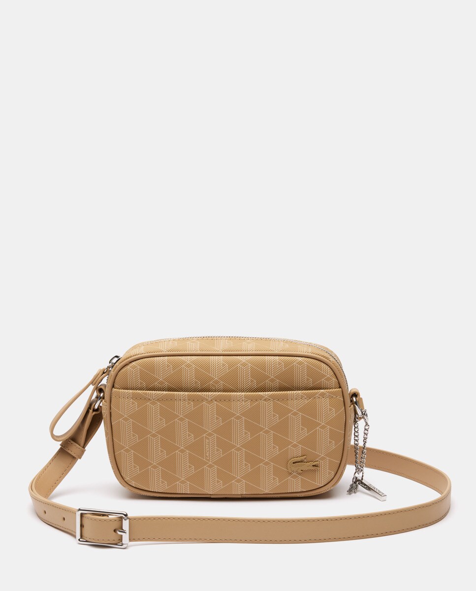 Petit sac à bandoulière à imprimé logos