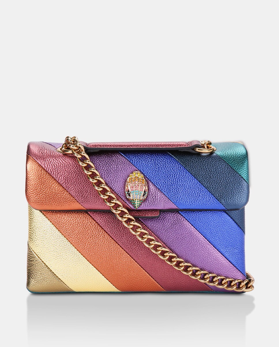 Sac porté épaule moyen Kensington à bandes obliques