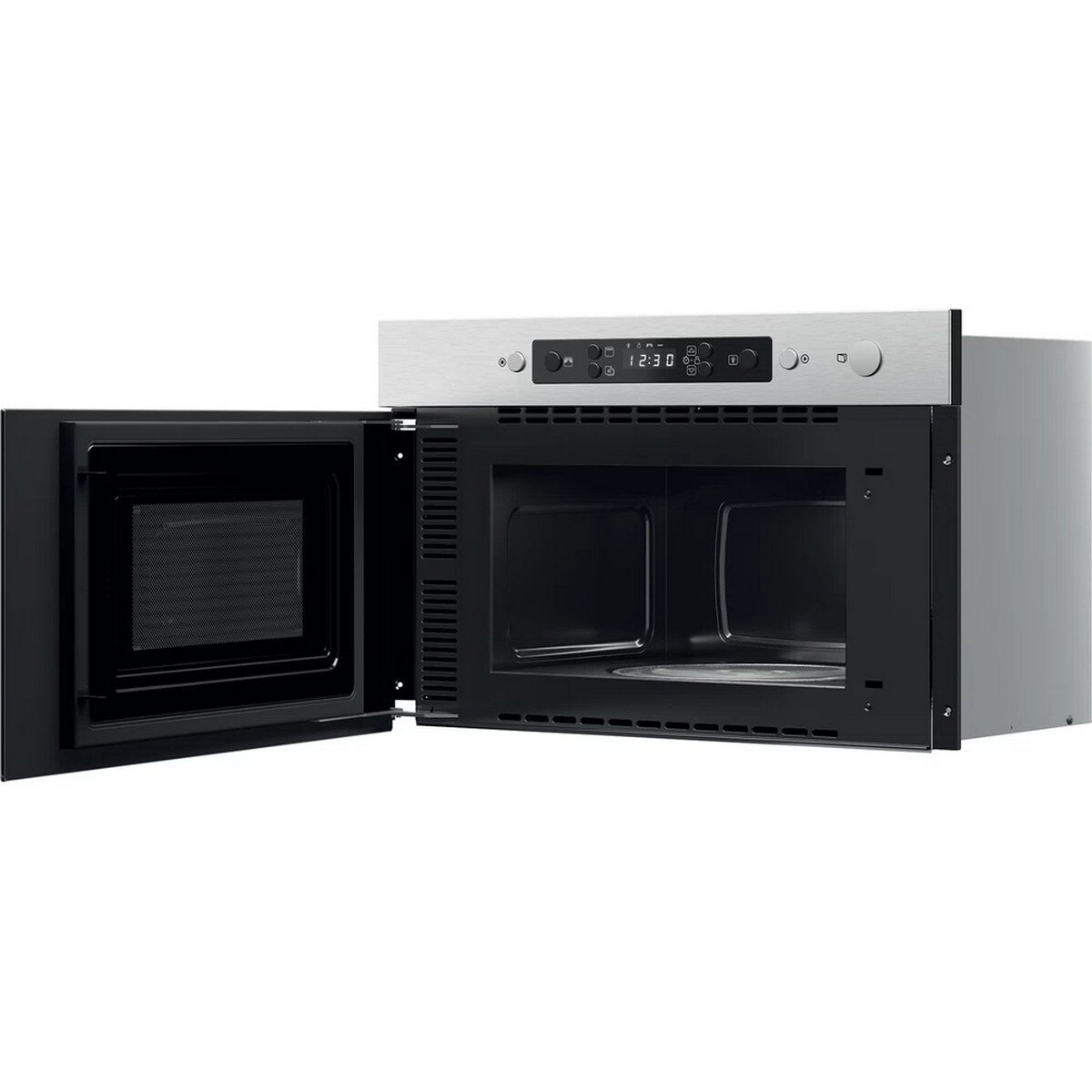 Micro-ondas Encastrável com Grill  Whirlpool MBNA920X Função Jet Defrost de 750 W e de 22 Litros - Aço Inoxidável Aço inoxidável-4