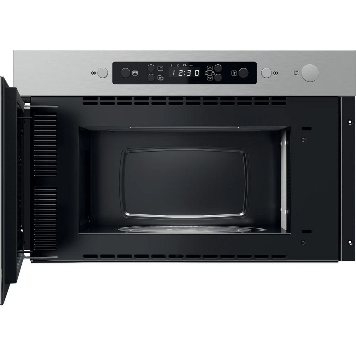 Micro-ondas Encastrável com Grill  Whirlpool MBNA920X Função Jet Defrost de 750 W e de 22 Litros - Aço Inoxidável Aço inoxidável-3