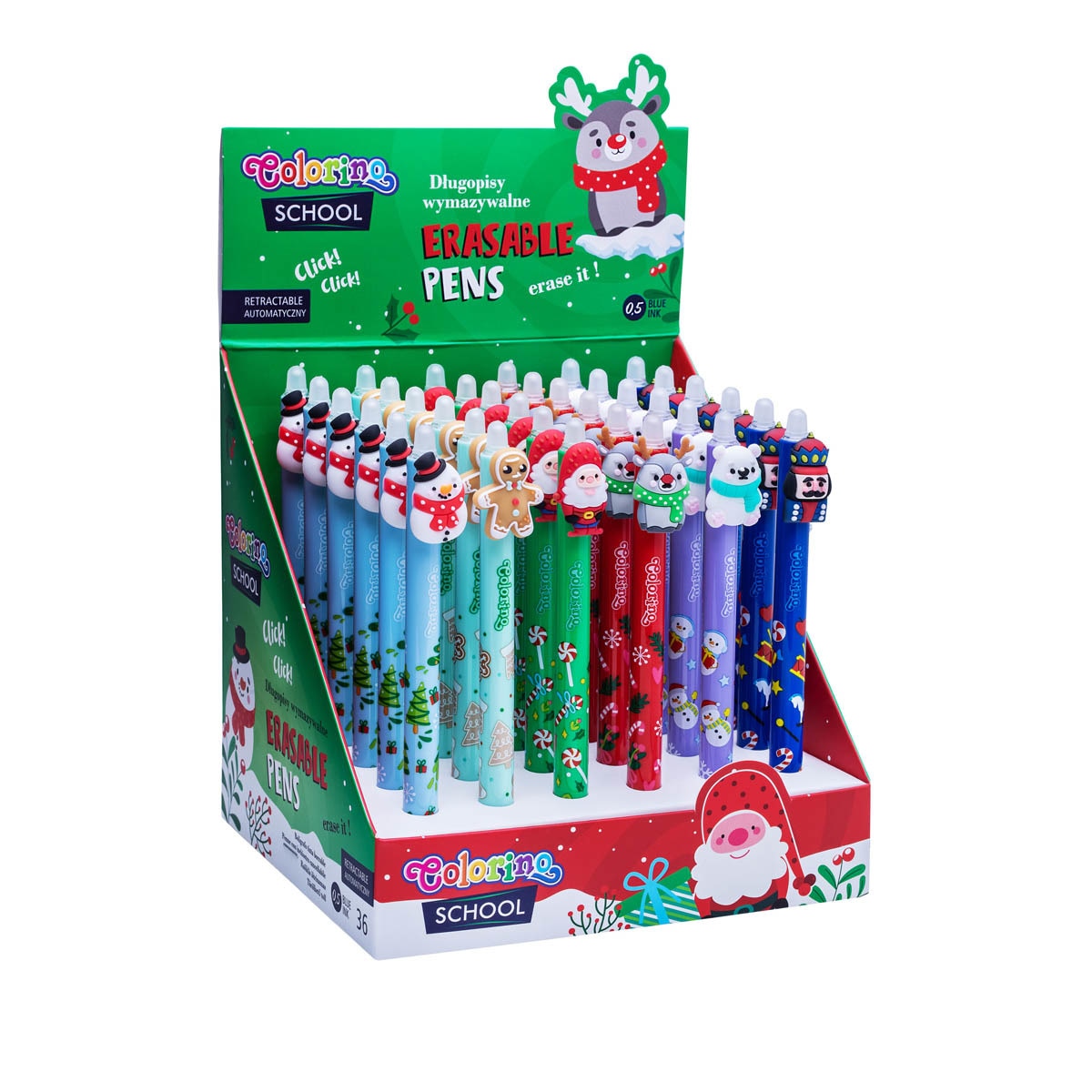 Bolígrafo borrable Christmas CoolPack Surtido-2