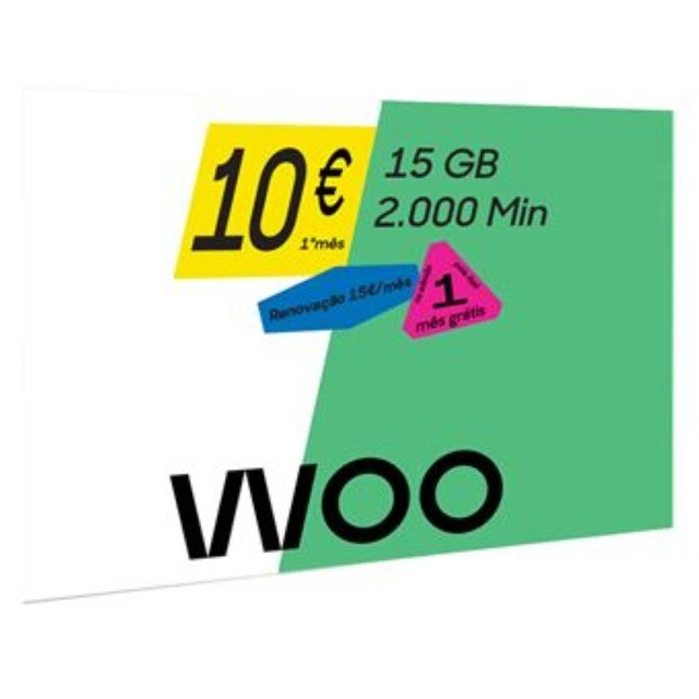 Imagem 0 de Pack Cartão WOO CARTAO WOO 15GB 10€