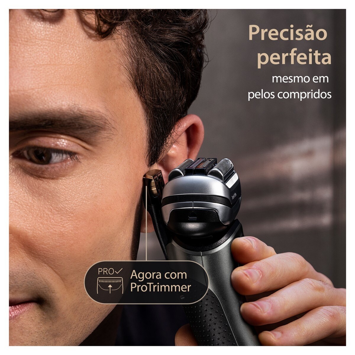 Máquina de Barbear Elétrica Braun Series 9 Pro+ 9515s com Base de Carregamento - Cinzento Cinzento-3