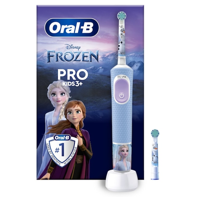 Imagem 0 de Escova de Dentes Elétrica Oral-B Braun Pro Kids Frozen - 1 Unidade - Azul Claro