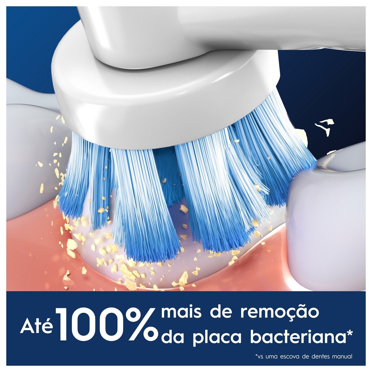 Recargas Escova de Dentes Elétrica Oral-B Braun Pro Sensitive Clean - 3 Unidades - Branco Branco-3