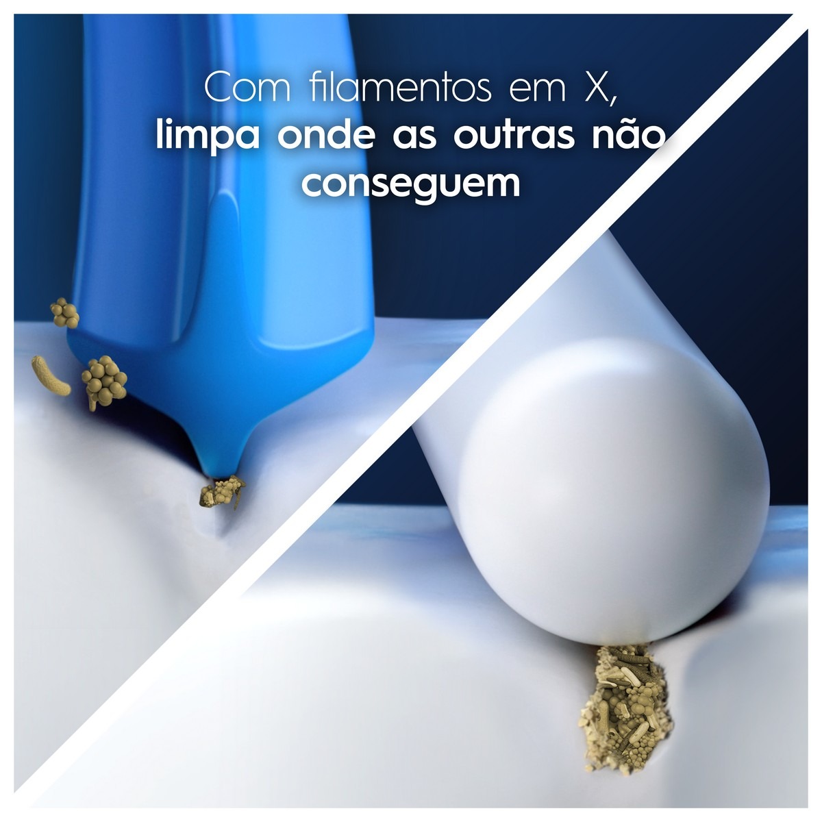 Recargas Escova de Dentes Elétrica Oral-B Braun Pro Sensitive Clean - 3 Unidades - Branco Branco-2