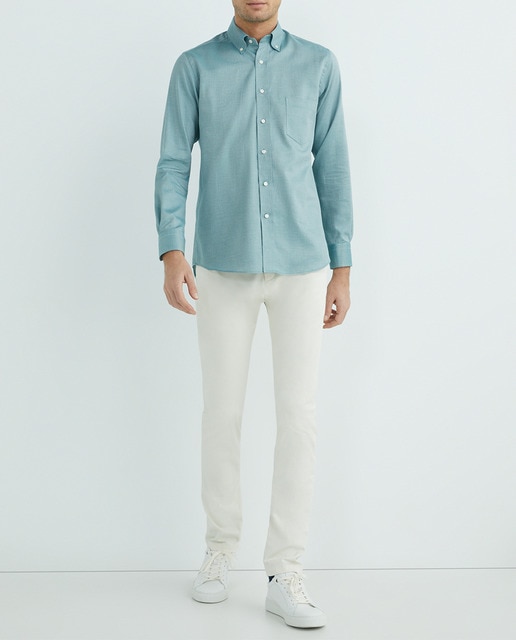 Imagen 0 de Camisa casual lisa manga larga