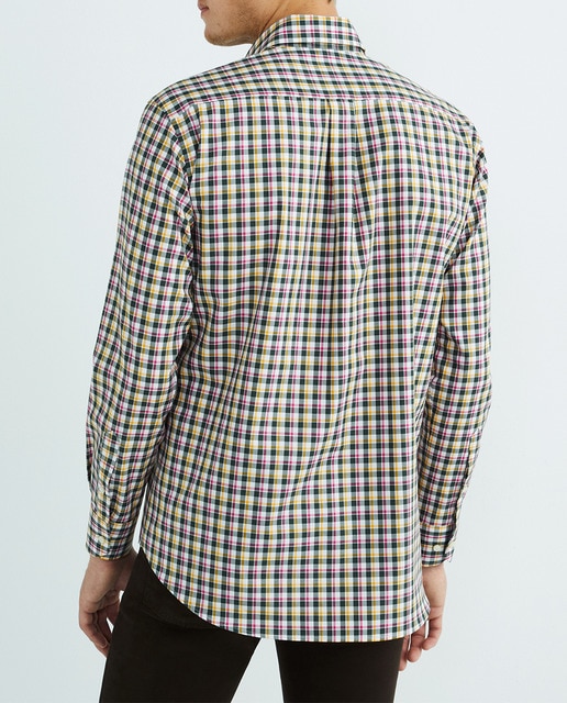 Imagen 0 de Camisa casual cuadros manga larga