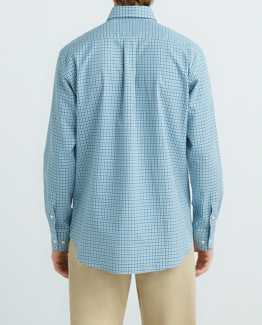 Imagen 0 de Camisa casual cuadros manga larga