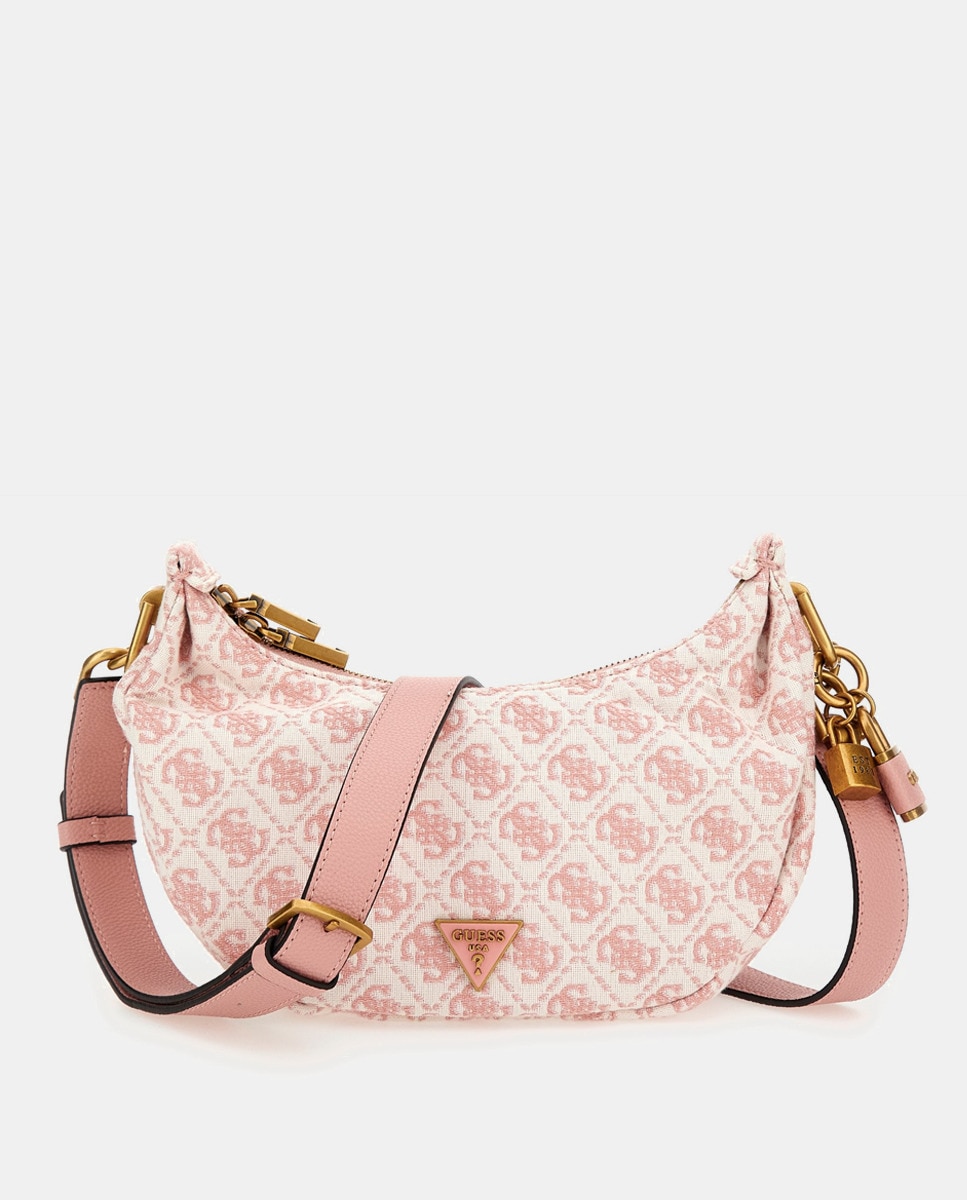 Petit sac à bandoulière Shemara à imprimé logos