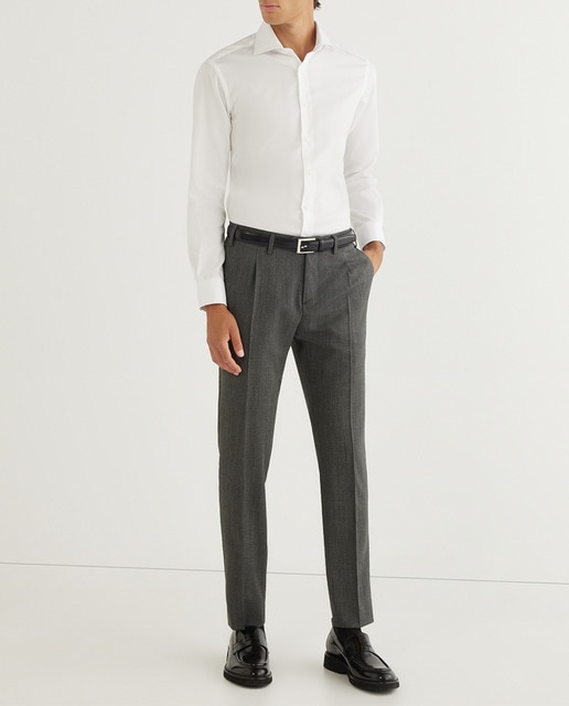 Imagen 0 de Pantalón de vestir de hombre regular puntillé