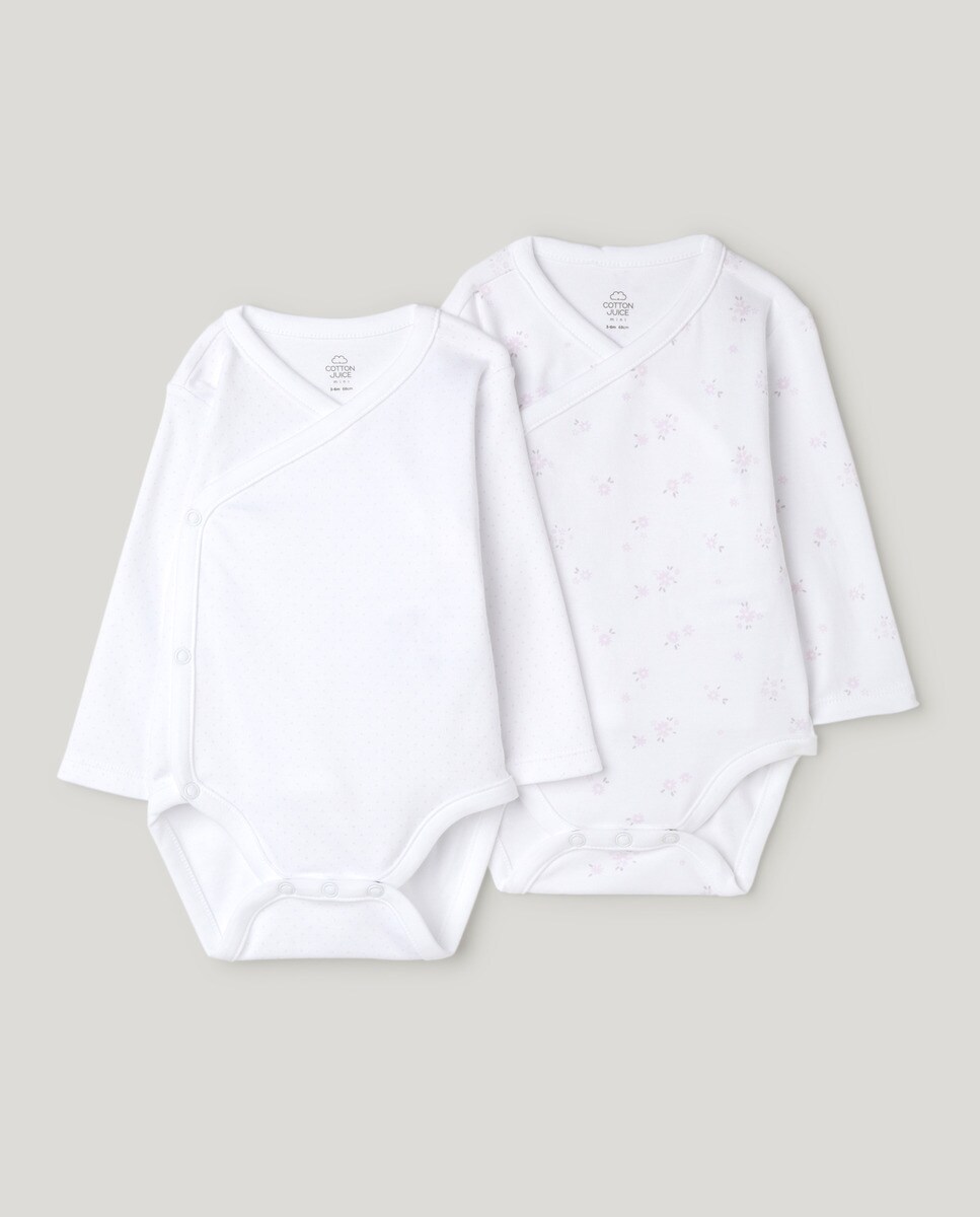 Lot de deux bodies à motif