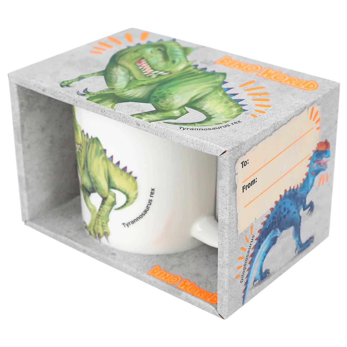 Taza con relieve T-REX Dino World 5